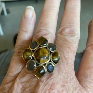 Tigers eye ring. Size 8.